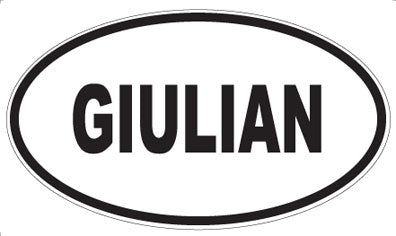 GIULIAN - Oval Magnet