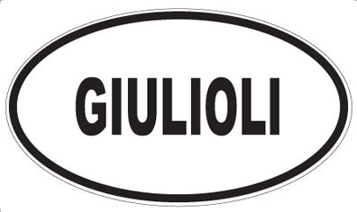 GIULIOLI - Oval Sticker