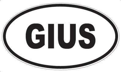 GIUS - Oval Magnet