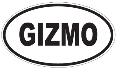 GIZMO - Oval Sticker