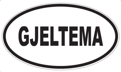 GJELTEMA - Oval Magnet