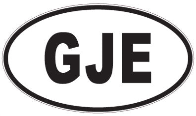 GJE - 3 Letter Initials Oval Magnet