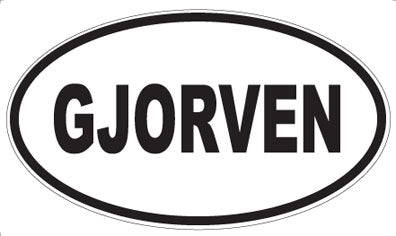 GJORVEN - Oval Magnet