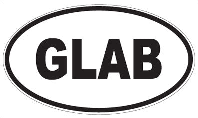 GLAB - Oval Magnet