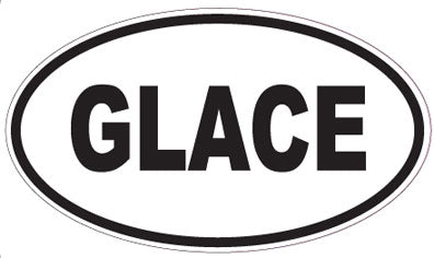 GLACE - Oval Sticker