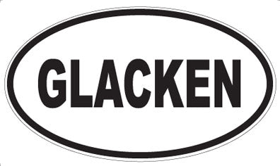 GLACKEN - Oval Magnet