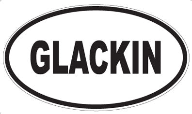 GLACKIN - Oval Magnet