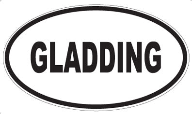 GLADDING - Oval Magnet