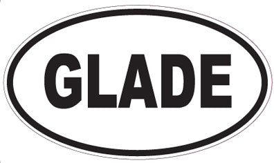 GLADE - Oval Sticker