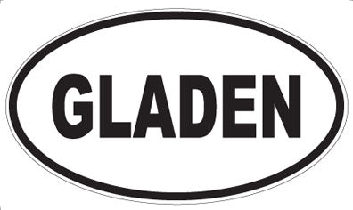 GLADEN - Oval Magnet