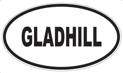 GLADHILL - Oval Magnet