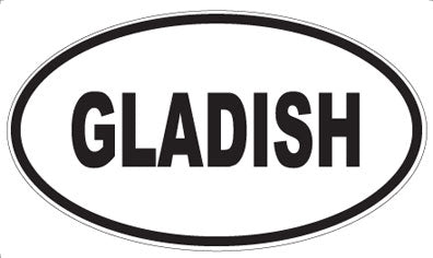 GLADISH - Oval Magnet