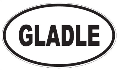 GLADLE - Oval Magnet