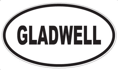 GLADWELL - Oval Magnet