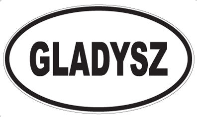 GLADYSZ - Oval Magnet