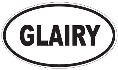 GLAIRY - Oval Sticker