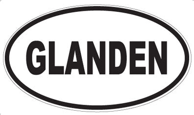GLANDEN - Oval Magnet