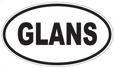 GLANS - Oval Magnet