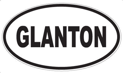 GLANTON - Oval Magnet