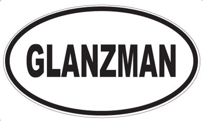 GLANZMAN - Oval Magnet