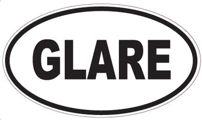 GLARE - Oval Magnet
