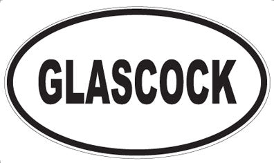 GLASCOCK - Oval Magnet