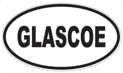 GLASCOE - Oval Magnet