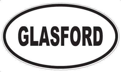 GLASFORD - Oval Magnet