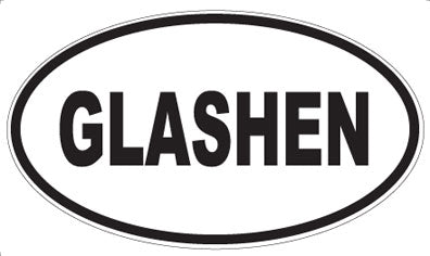 GLASHEN - Oval Magnet