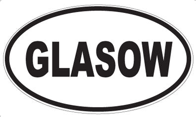GLASOW - Oval Magnet