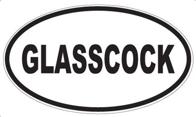 GLASSCOCK - Oval Magnet