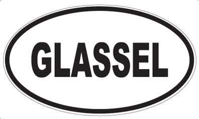 GLASSEL - Oval Magnet