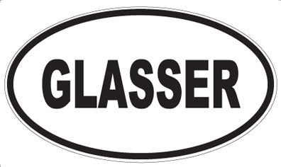 GLASSER - Oval Magnet