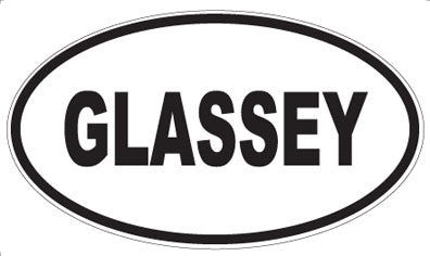 GLASSEY - Oval Magnet