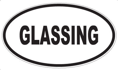 GLASSING - Oval Magnet