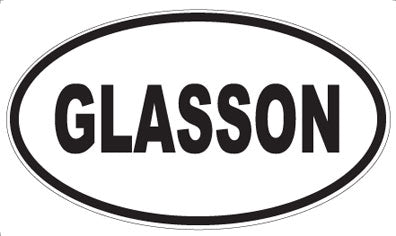 GLASSON - Oval Magnet