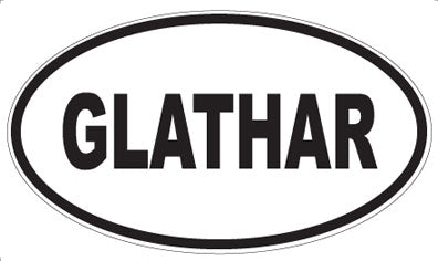 GLATHAR - Oval Magnet