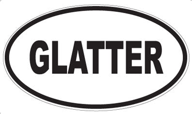 GLATTER - Oval Magnet