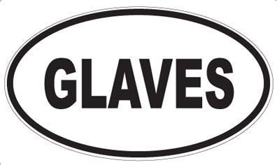 GLAVES - Oval Magnet