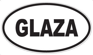 GLAZA - Oval Magnet