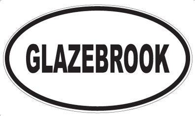 GLAZEBROOK - Oval Magnet