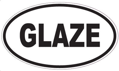 GLAZE - Oval Magnet