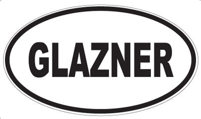 GLAZNER - Oval Magnet