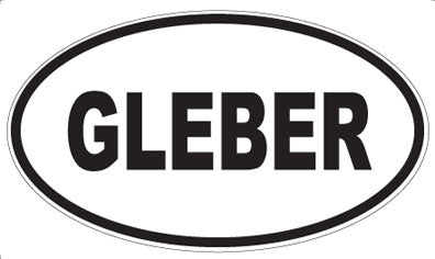GLEBER - Oval Magnet