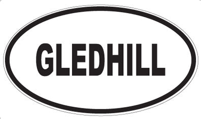 GLEDHILL - Oval Magnet