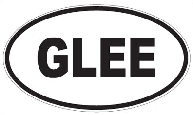 GLEE - Oval Magnet