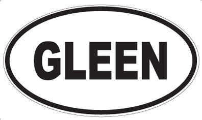 GLEEN - Oval Magnet