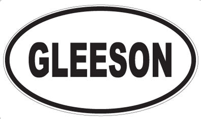 GLEESON - Oval Magnet