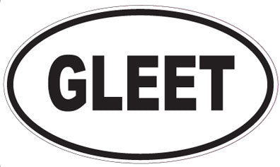 GLEET - Oval Magnet