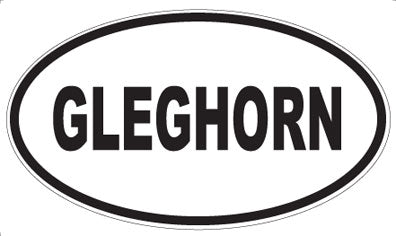 GLEGHORN - Oval Magnet